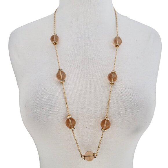 J. Crew Jewelry - J CREW glass bead station necklace